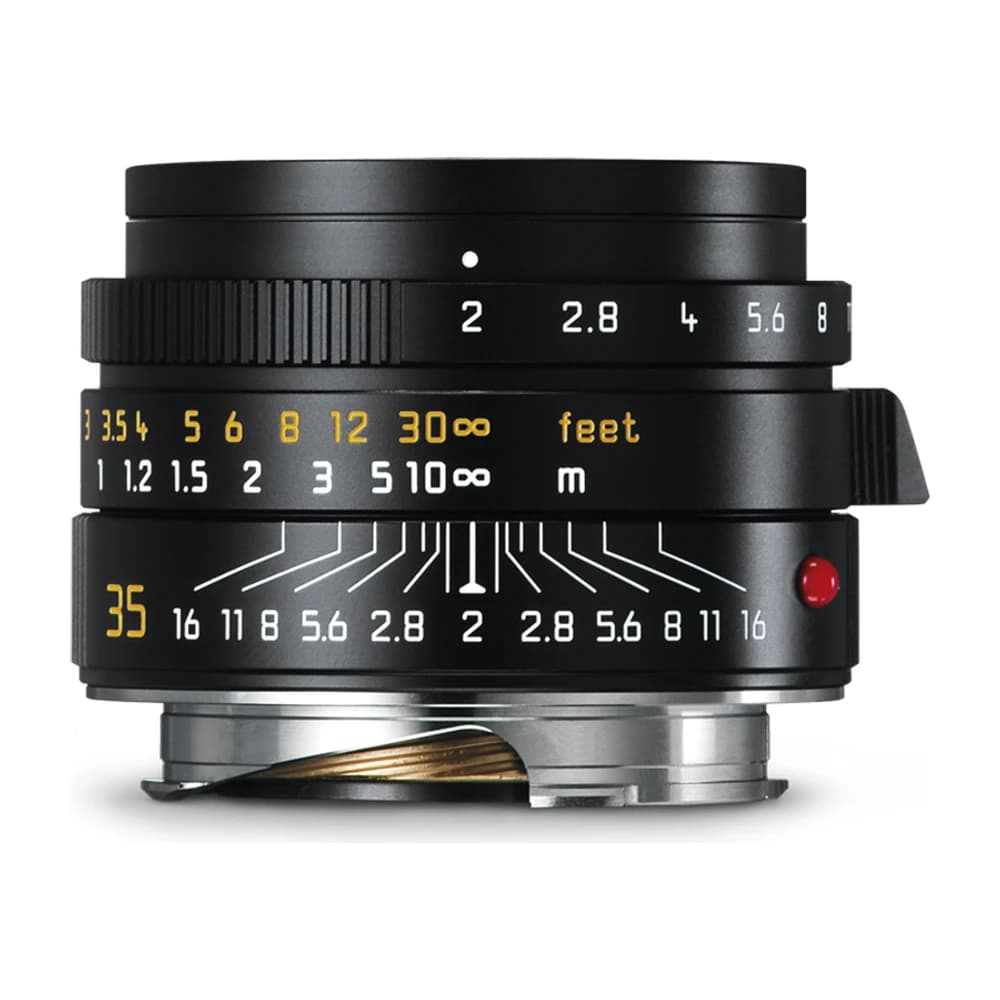 Leica Summicron-M 35mm f/2 ASPH Lens (Black, 6-Bit)