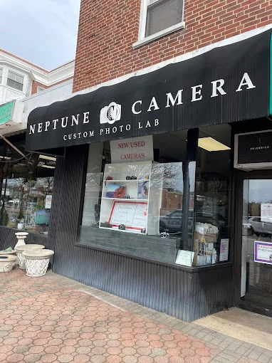 The Neptune Camera storefront and custom photo lab in Garden City, NY